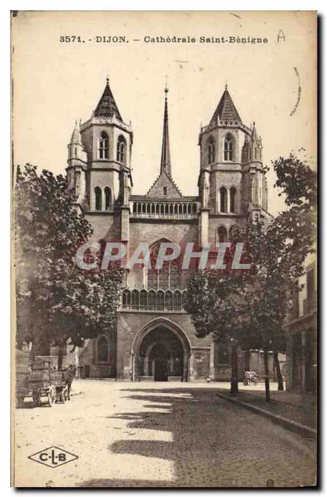 Dijon — Catedral de São Benigno — C-L-B, n° 3571 - Frente