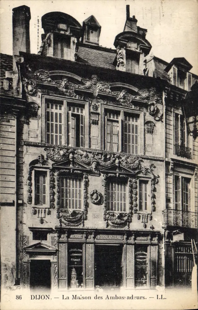 Dijon — A Casa dos Embaixadores — LL. — N°86 - Frente