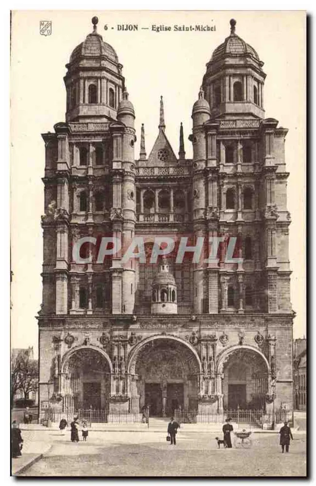Dijon — Igreja Saint-Michel — Editor A. J. 157 M - Frente