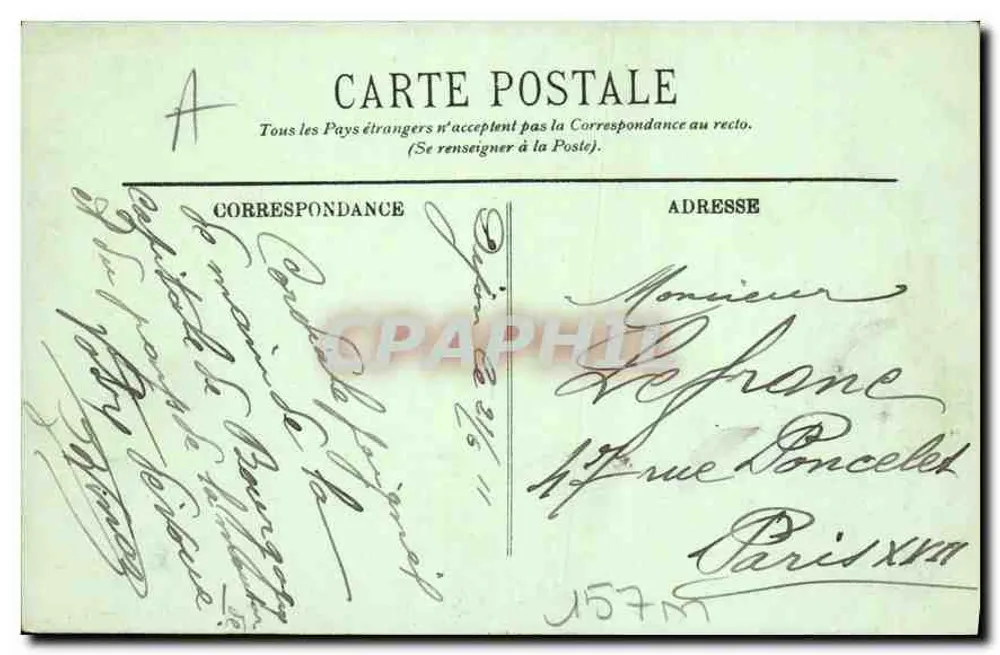 Dijon — O Square Darcy — LL. n°129 - Verso