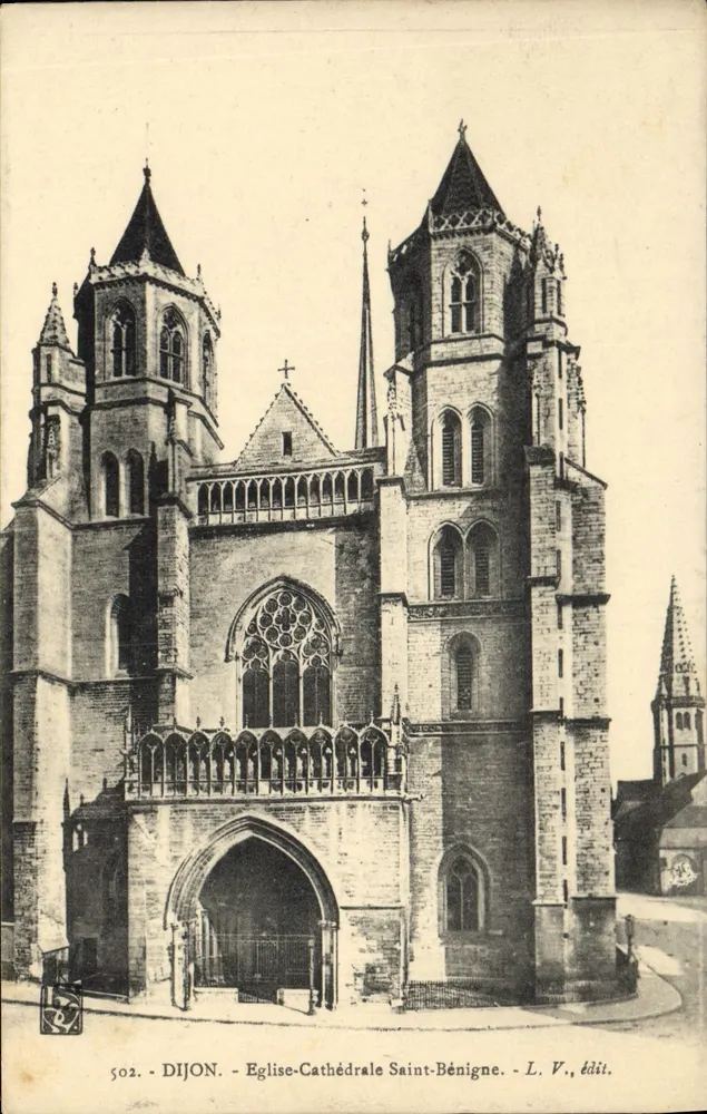 Dijon — Kathedrale Saint-Bénigne — L. V., Verlag Nr. 502 - Vorderseite