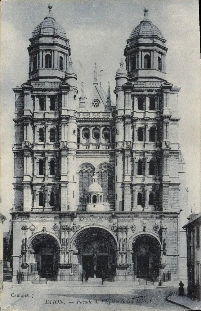 Dijon — Gevel van de Kerk van Sint-Michaël — Camaieu 7 - Voorkant