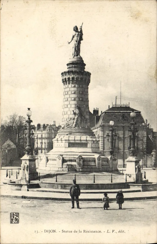Dijon - Estátua da Resistência — L. V., edição n°13 - Frente