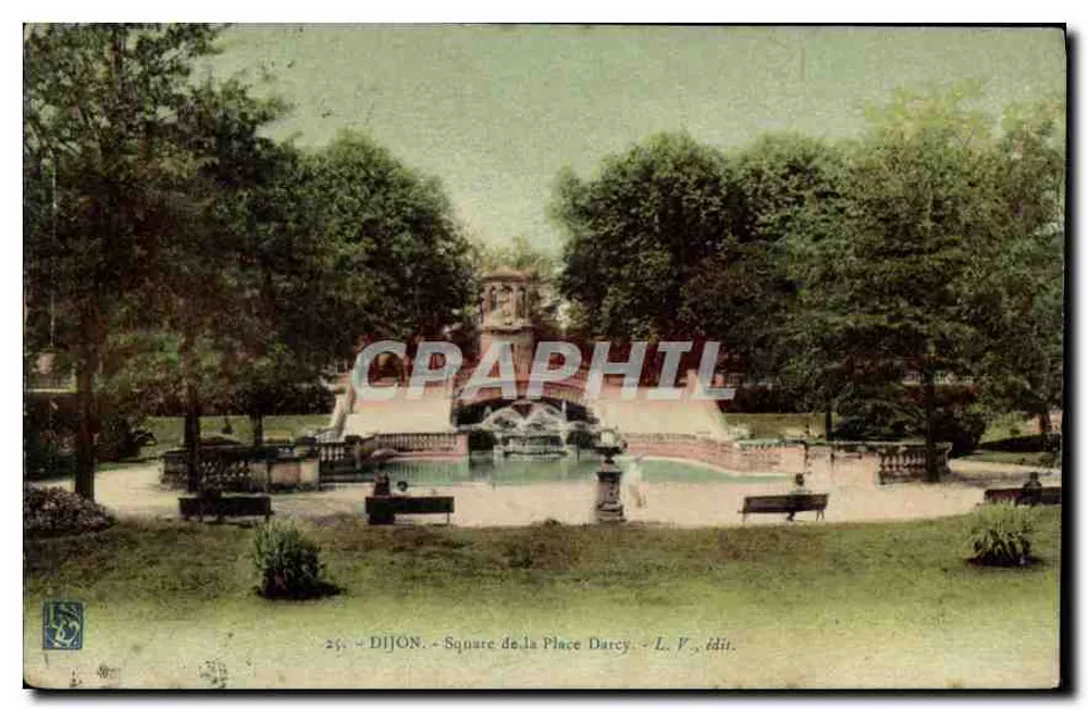 Dijon - Square da Place Darcy — L. V., editor - Frente