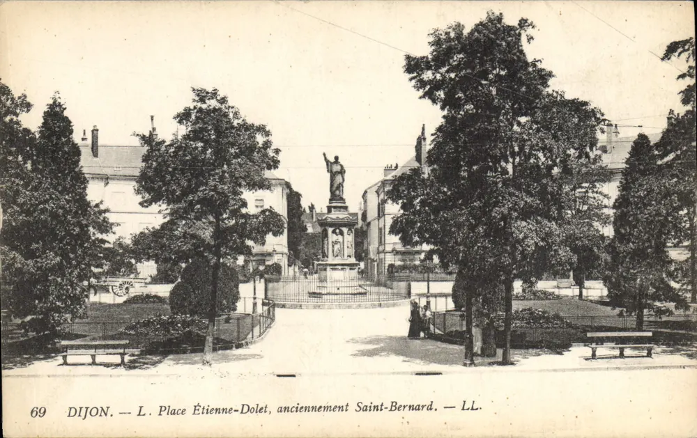 Dijon — Place Étienne-Dolet, ehemals Saint-Bernard — LL. n°69 - Vorderseite