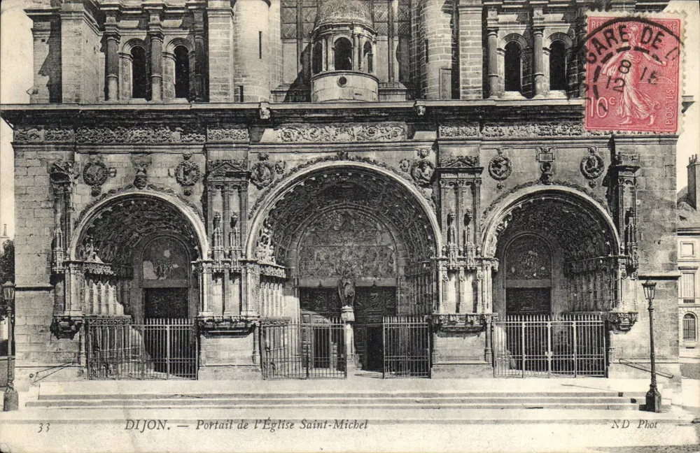 Dijon — Portal der Kirche Saint-Michel — ND Phot, n°33 - Vorderseite