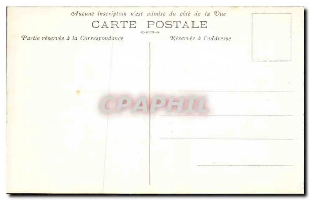 Biarritz (B.-P.) — Rocher du Basta — Fototipia Marcel Delbou, Bordeaux - Verso