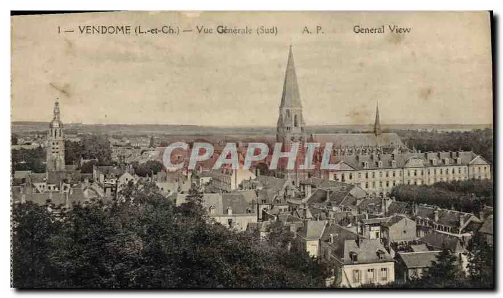 Vendôme (L.-et-Ch.) — Vista Geral (Sul) — A.P. - Frente