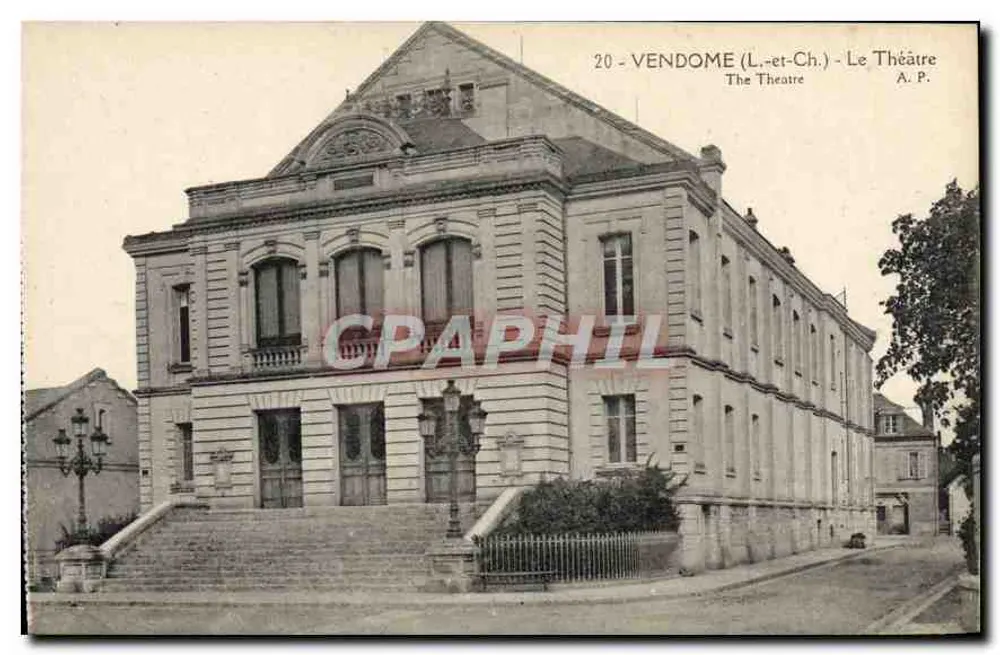 Vendôme (Loir-et-Cher) - A Vista do Teatro — A.P. n°20 - Frente
