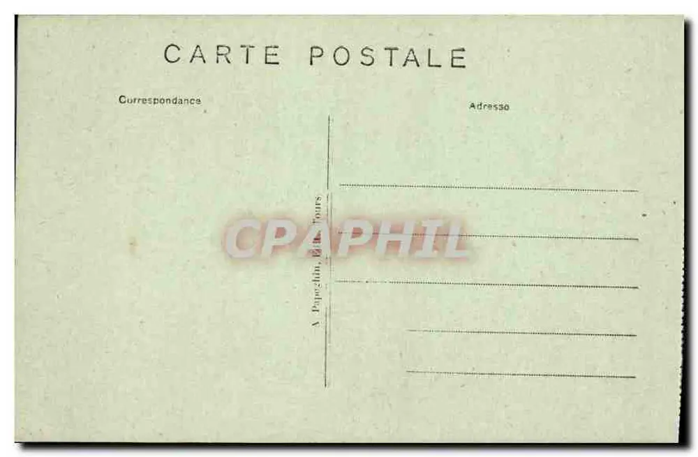 Vendôme (Loir-et-Cher) - A Vista do Teatro — A.P. n°20 - Verso