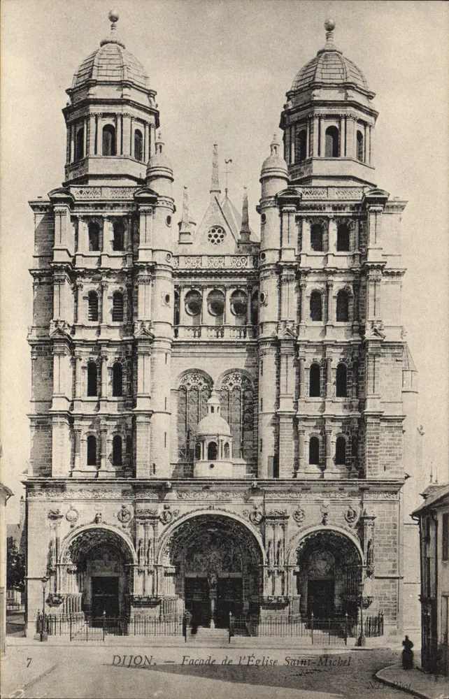 Dijon — Fachada da Igreja de São Miguel — N.D. Pilol, n°7 - Frente