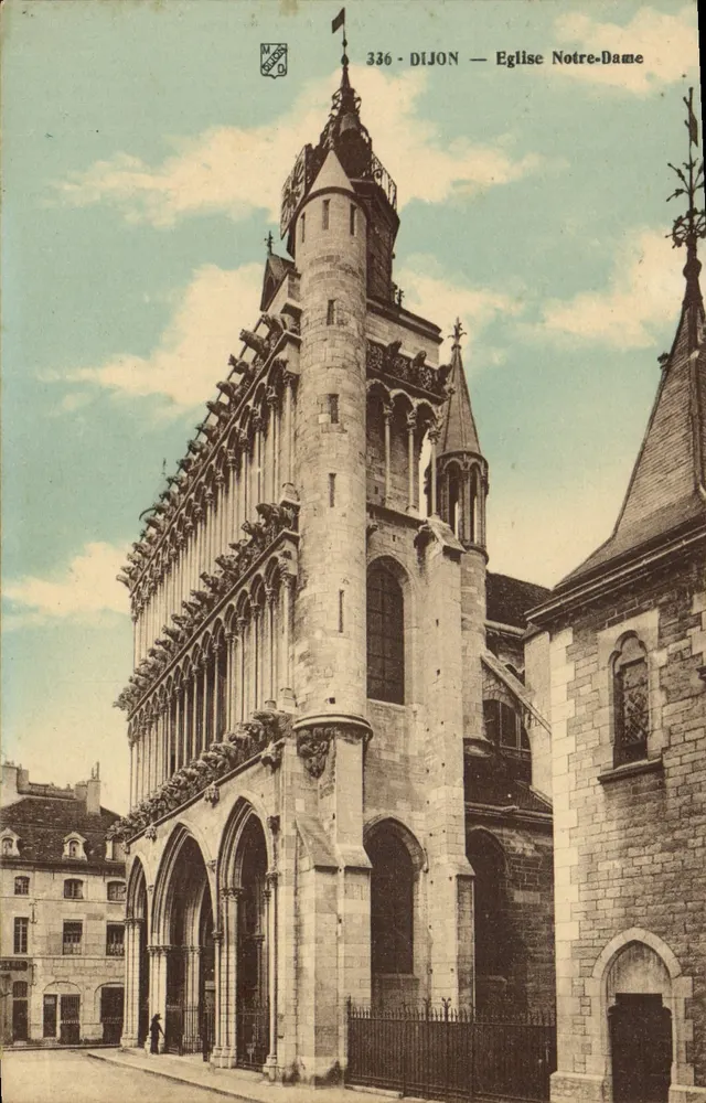 Dijon — Igreja Nossa Senhora — Editor M. C. N° 336 - Frente