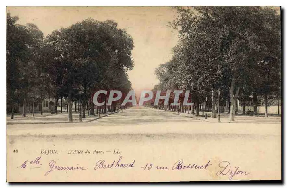 Dijon — A Avenida do Parque — LL. - Frente