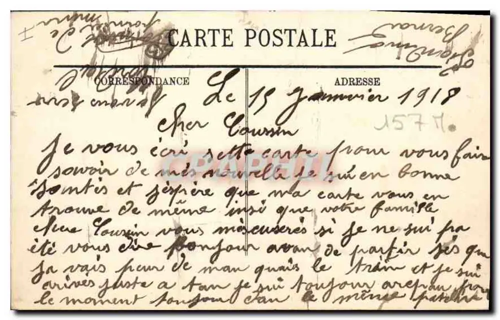 Dijon — Das Krankenhaus und die Brücke der Ouche — LL, n°72 - Rückseite