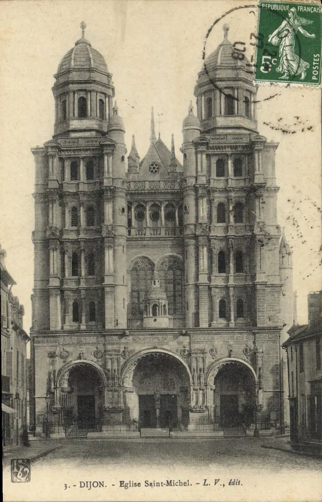 Dijon - Igreja de São Miguel — L. V., editor - Frente