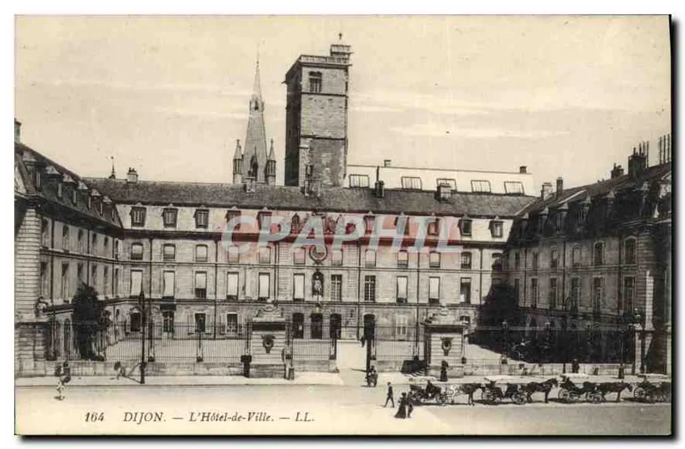 Dijon — O Hotel-de-Ville — LL. — n° 164 - Frente