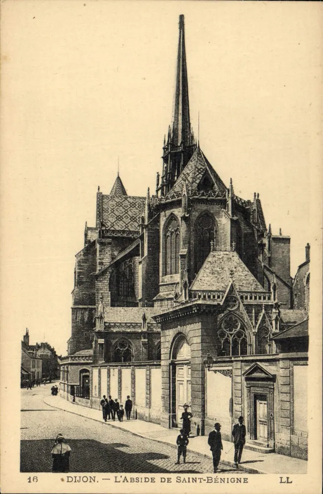 Dijon — A Abside de Saint-Bénigne — LL, n°16 - Frente