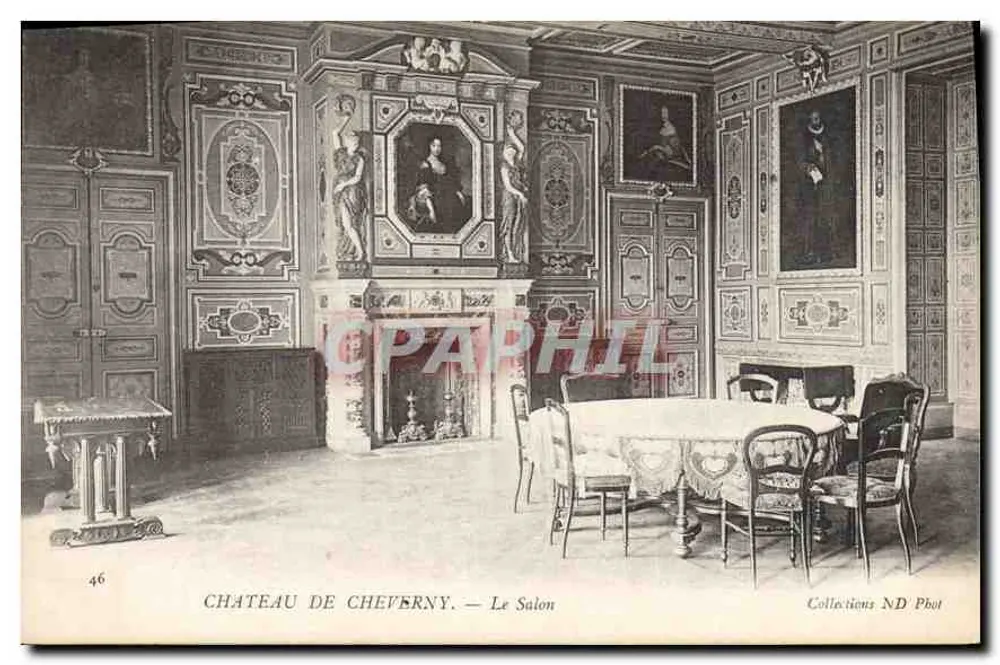 Castelo de Cheverny — O Salão — Collections ND Phot - Frente
