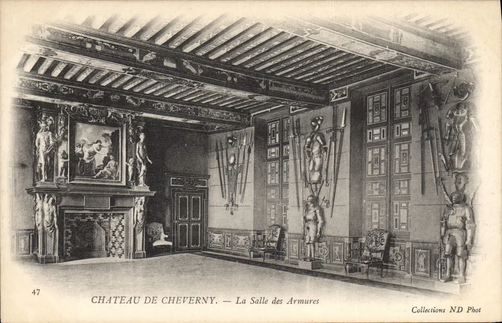 Schloss Cheverny — Die Waffenkammer — Sammlung ND Phot - Vorderseite