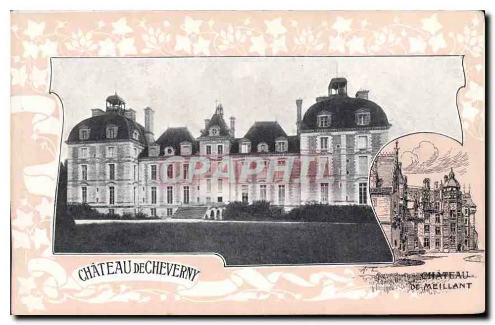 Castello di Cheverny — Castello di Meillant — Editore non identificato, numero di serie non visibile - Recto