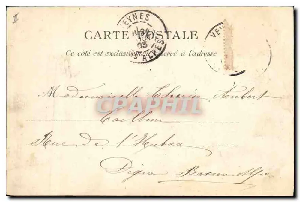 Marseille — Fort Saint-Jean und die Kathedrale — L.P. - 23 - Rückseite