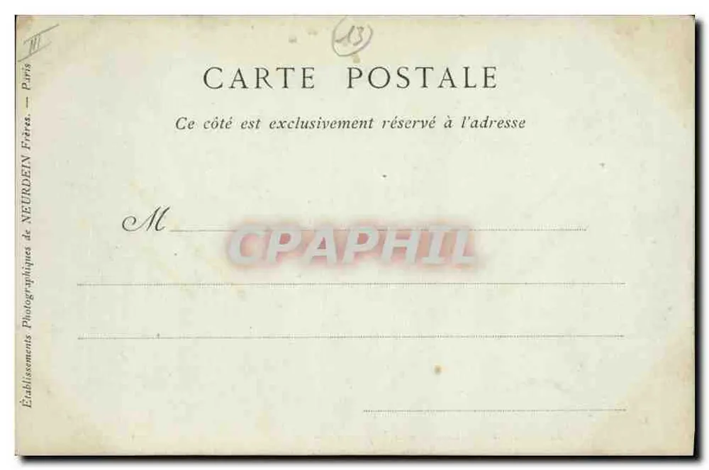 Marseille — Der Hafen von Joliette — Collections ND Phot - Rückseite