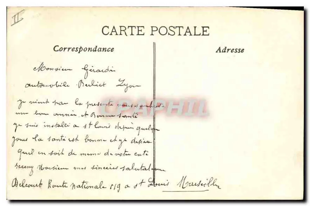 Marseille — Allgemeiner Blick auf die Bassins de la Joliette — Verlag Delcourt, n°15 - Rückseite