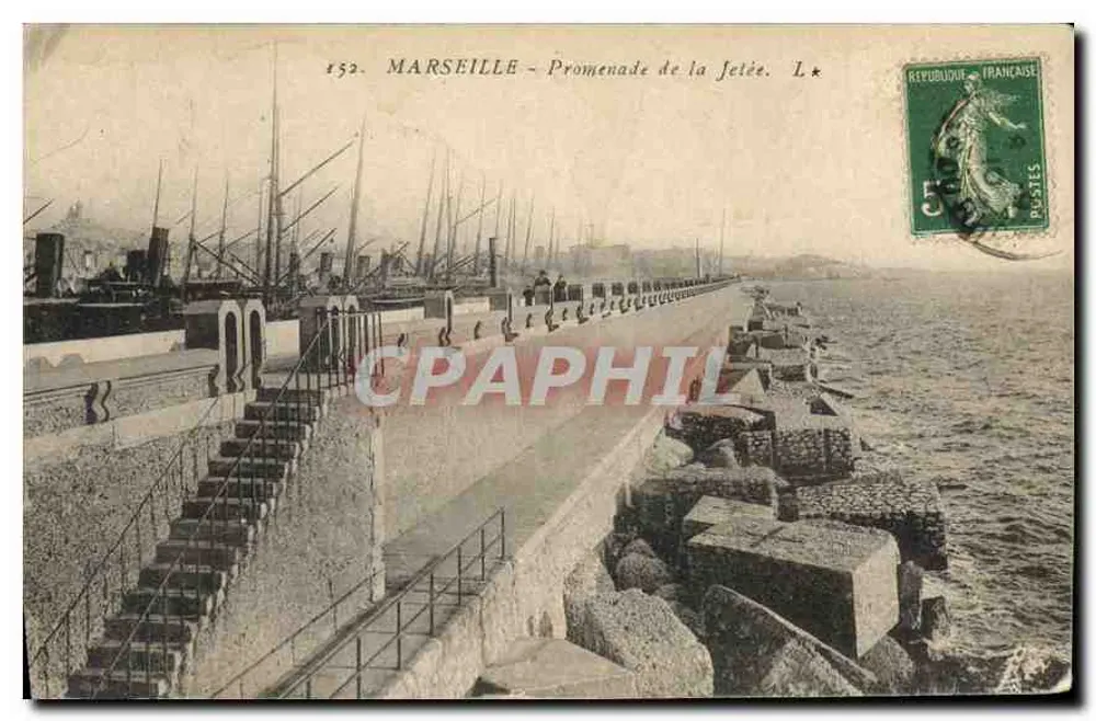 Marseille - Promenade da Jetée. L* - Frente