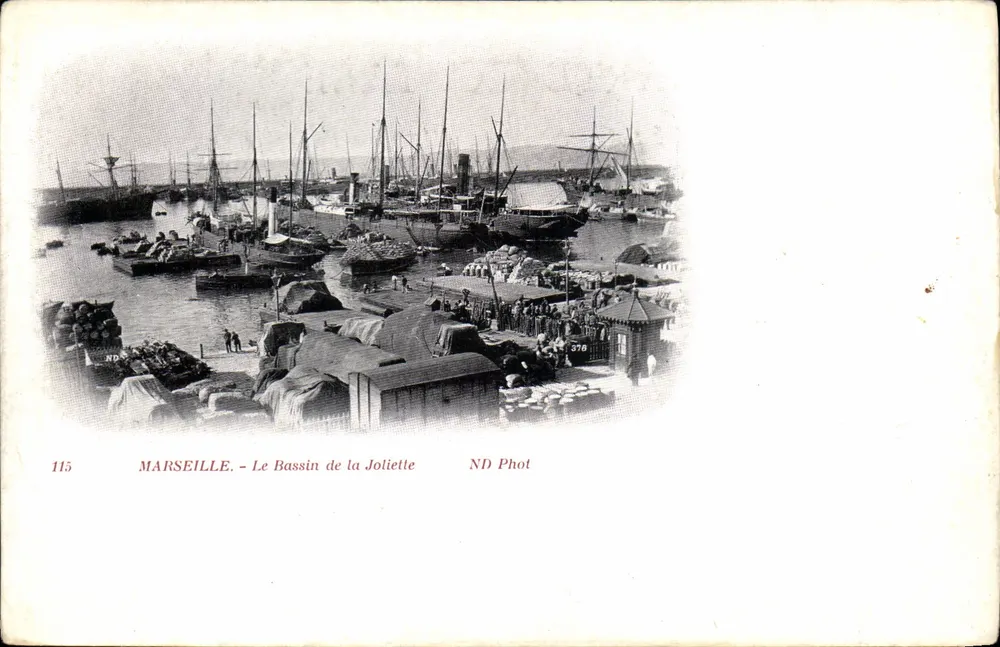 Marseille - Der Bassin de la Joliette — ND Phot, n° 115 - Vorderseite