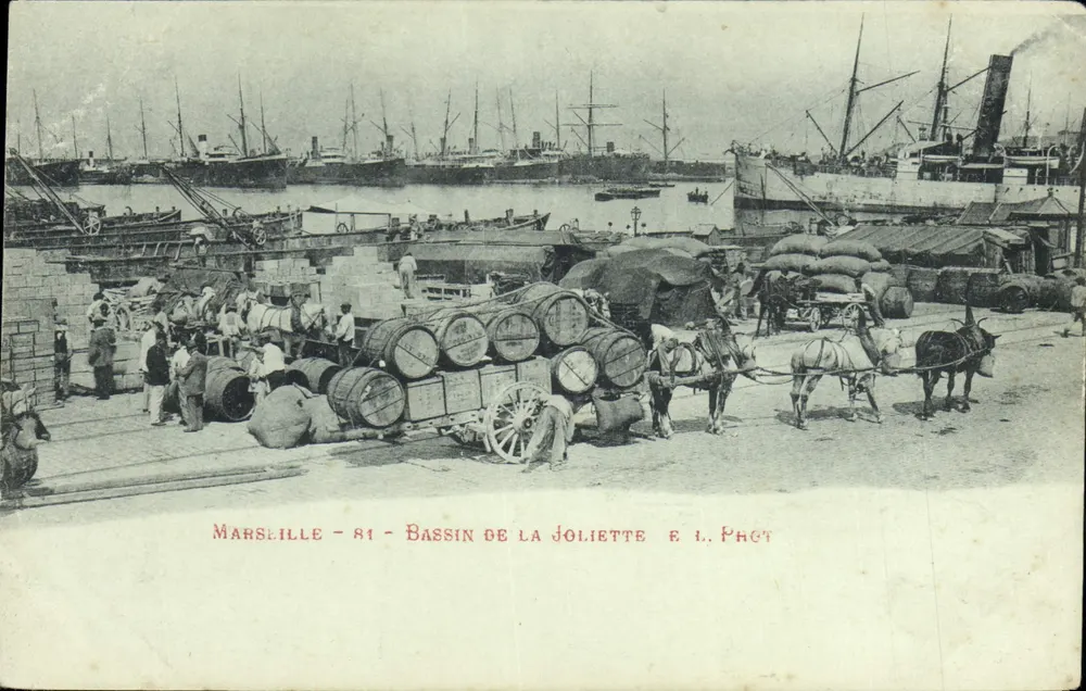 Marseille - 81 - Bassin de la Joliette — E. L. Phot - Vorderseite