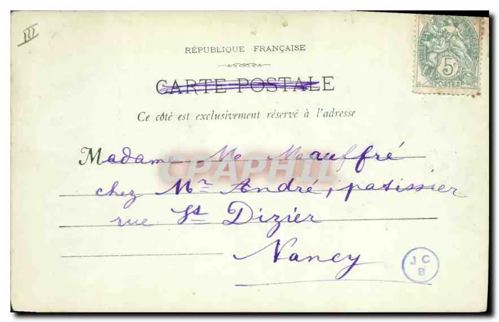 Marseille — Bassin de la Joliette — E. L. Phot - Rückseite