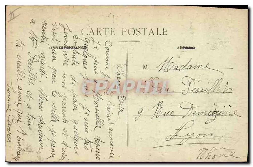 MARSEILLE — Quai de la Jollette — A. C. — Imp. Gerte, Marseille - Verso