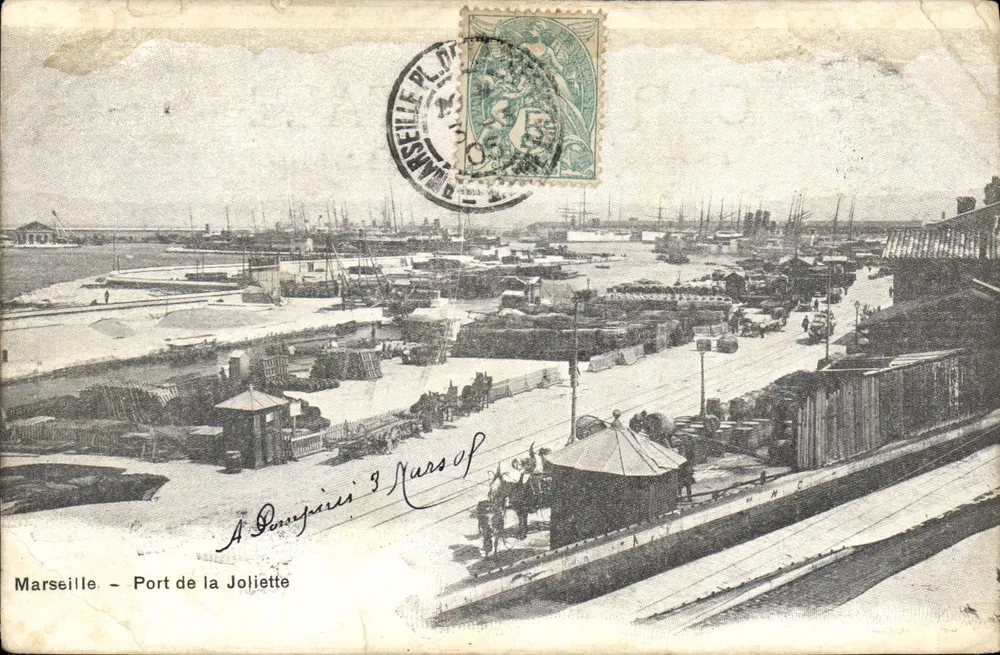 Marseille — Port de la Joliette — éditeur non visible - Anverso