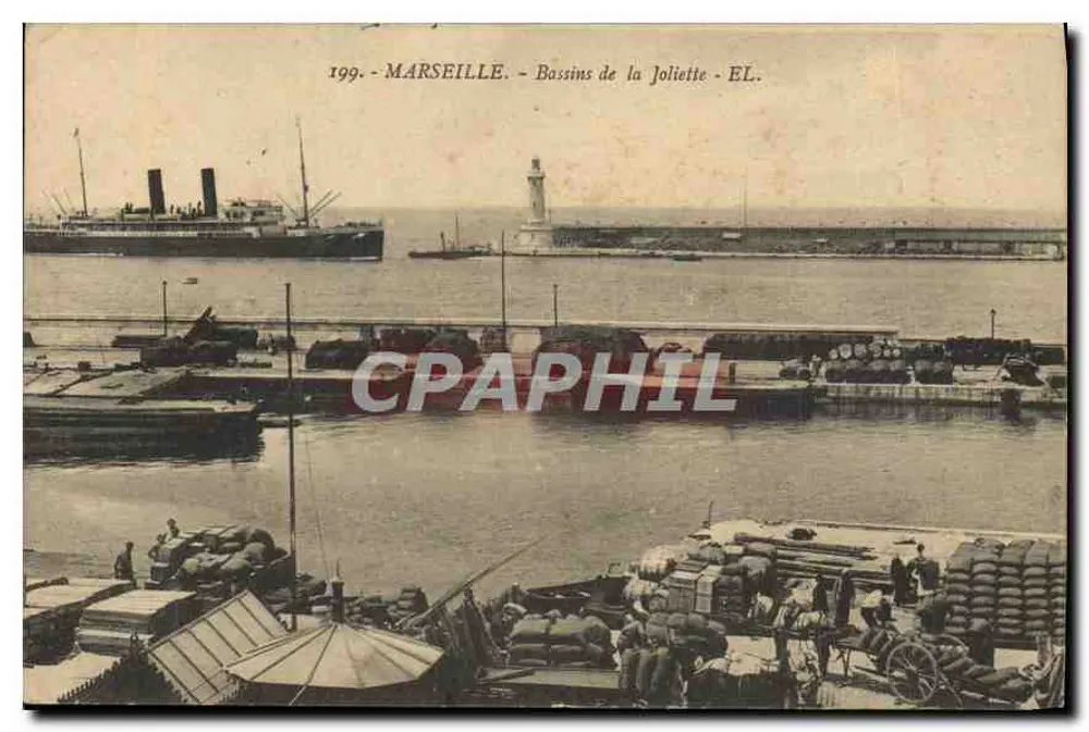 Marseille - Bassins de la Joliette - EL. - Nr. 199 - Vorderseite