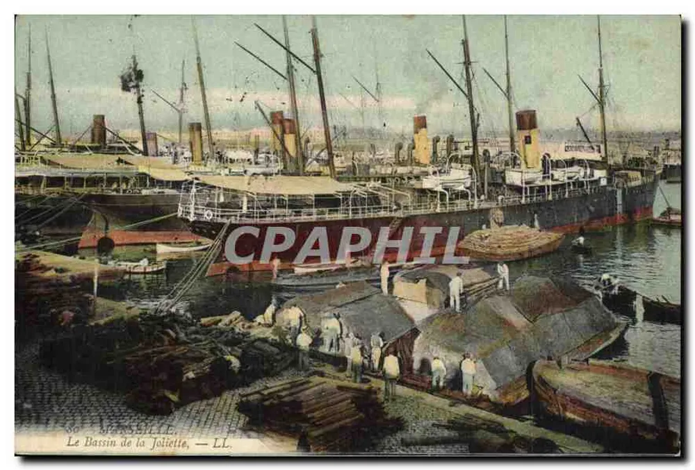 Marseille — Le Bassin de la Joliette — LL - Vorderseite
