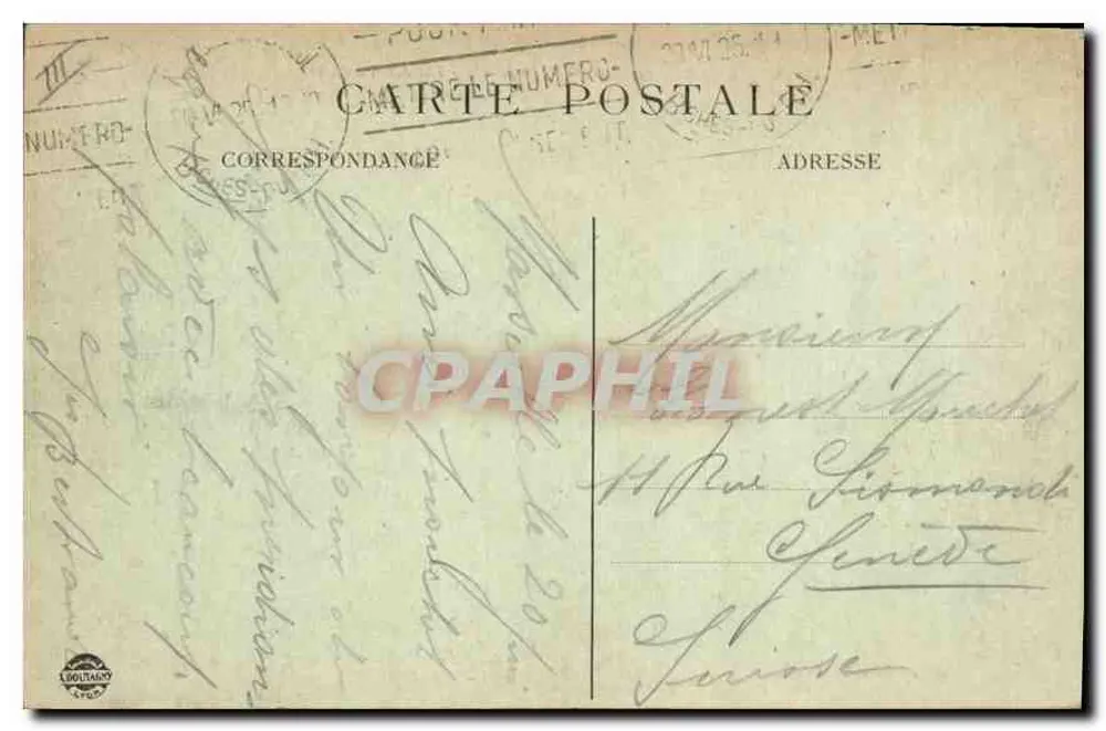 Marseille — Les Bassins de la Joliette — Éditeur Lapicarl, Nr. 124 - Rückseite