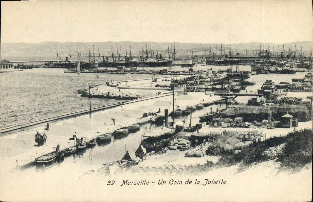 Marseille — Ein Eckchen der Joliette — unbekannter Verlag, Nr. 39 - Vorderseite