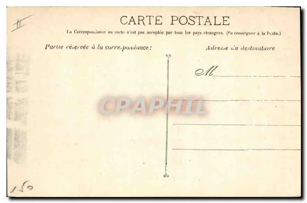 Marseille — Ein Eckchen der Joliette — unbekannter Verlag, Nr. 39 - Rückseite