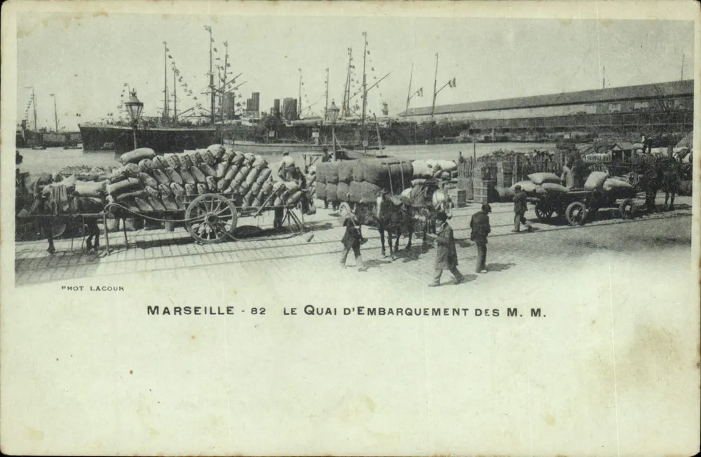 Marseille - 82 — Der Embarkationspier — Phot Lacour - Vorderseite