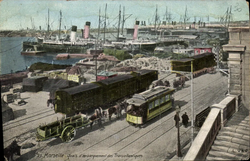 Marseille — Anlegestellen der Transatlantiker — L.V.B.C. - Vorderseite