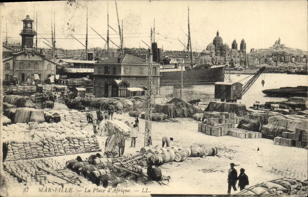Marselha — A Place d'Afrique — LL. - Frente