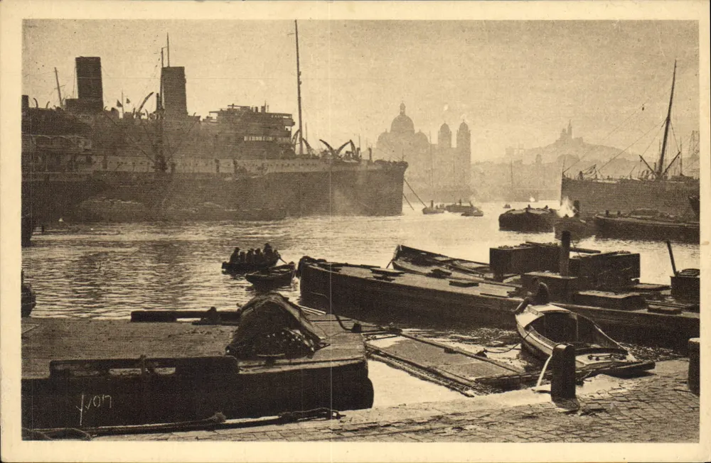 Der Hafen von La Joliette — Marseille (B.-du-R.) — J. VON - Vorderseite