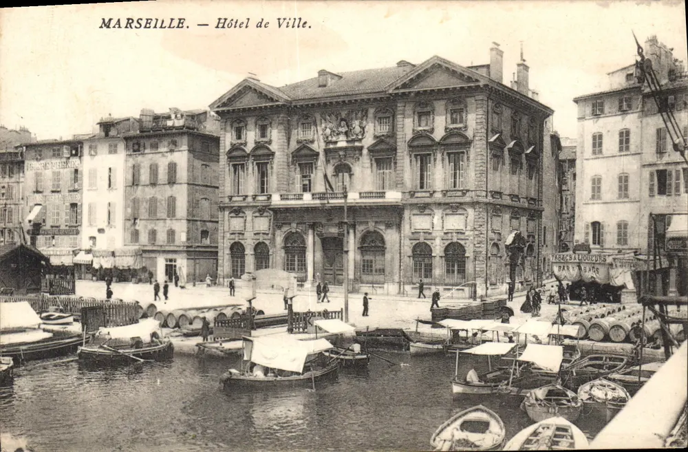 Marseille — Hotel de Ville — Editor: J. P. L. G. (número de série não visível) - Frente