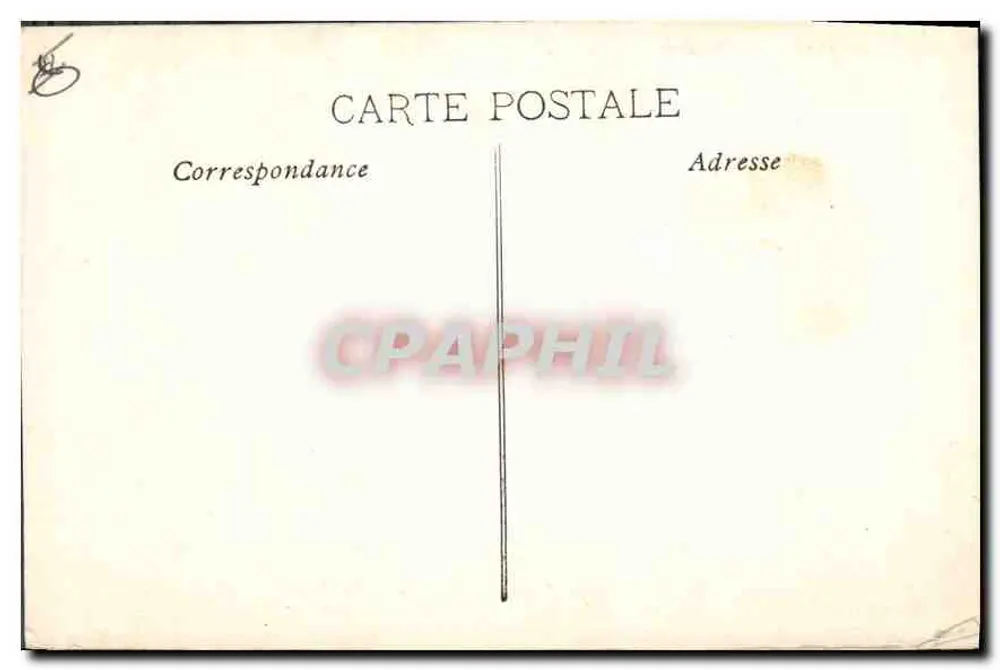 Marseille — Hotel de Ville — Editor: J. P. L. G. (número de série não visível) - Verso