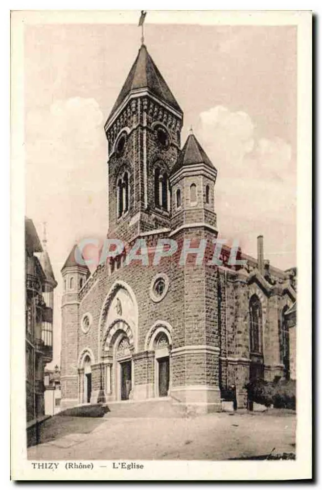 Thizy (Rhône) — La Chiesa — Comblain-Macon - Recto