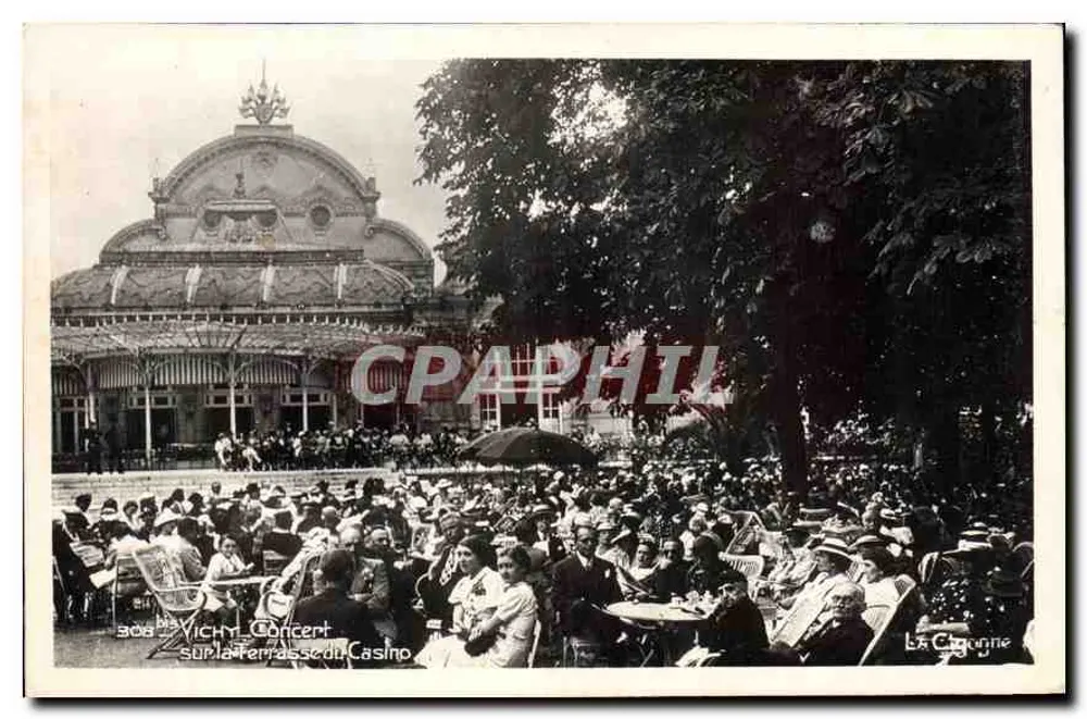 Vichy — Konzert auf der Terrasse des Casinos — La Cigogne, n°308 - Vorderseite