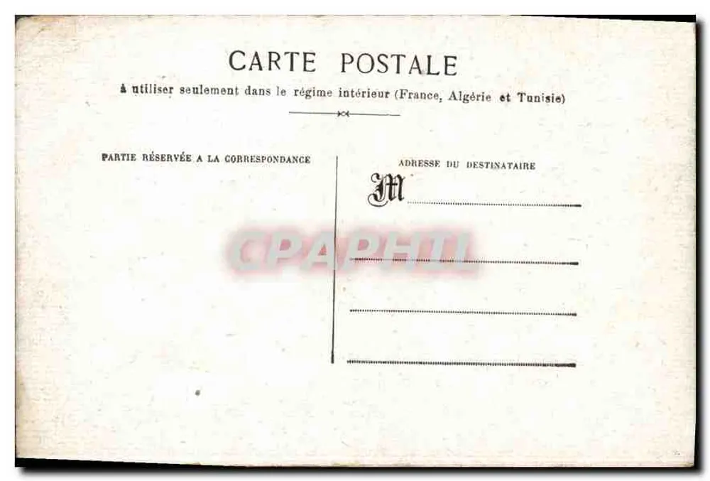 Estação Montparnasse — vista do edifício com propaganda para os produtos do Leão Negro — editor desconhecido, n° 20 - Verso