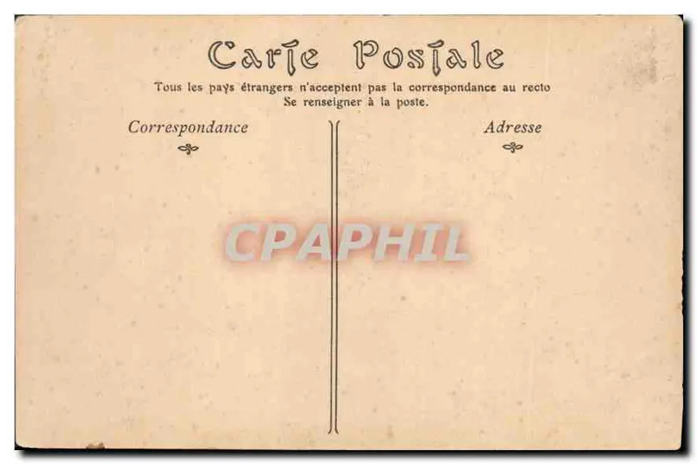 Paris — A Torre Saint-Jacques — editor não identificado, n° de série 84 - Verso