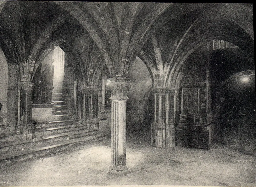 Krypta der Heiligen Körper — Basilika Saint-Sernin in Toulouse — Eintrittskarte - Vorderseite