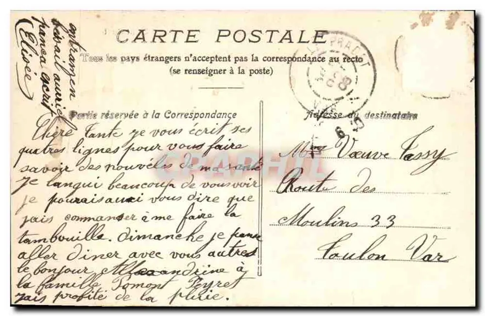 Narbonne — Catedral de São Justo — editor H. P. L. Baudin, n°2 - Verso